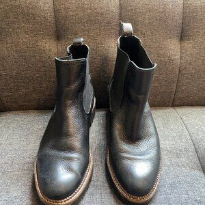 Caslon Miller Pull On Black Chelsea Boots. Gently Used. Size 10.